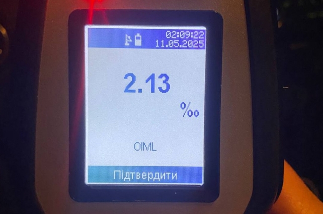 На Житомирщині за вихідні виявили 11 водіїв з ознаками алкогольного чи наркотичного сп’яніння