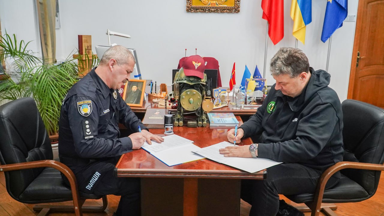 У Житомирі підписали меморандум про співпрацю між ОВА та Поліцією охорони