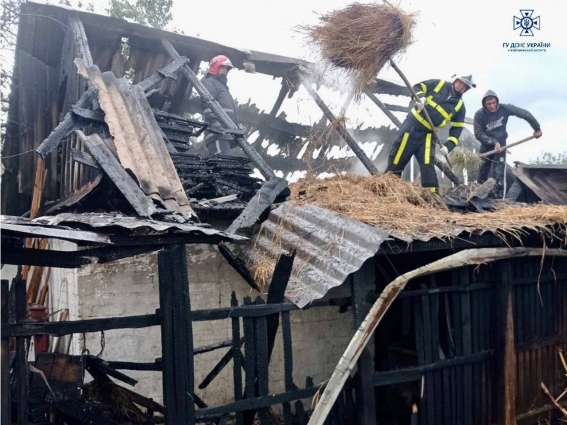 Упродовж доби рятувальниками ліквідовано шість пожеж у житловому секторі на Житомирщині