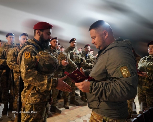 Військових 95-ої бригади відзначили державними нагородами