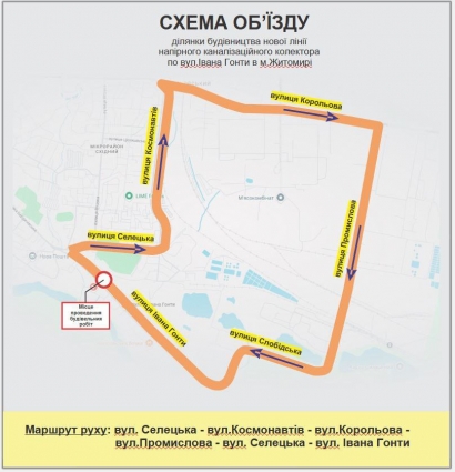 У Житомирі водоканал переклав понад 2 км каналізаційного колектора на Польовій