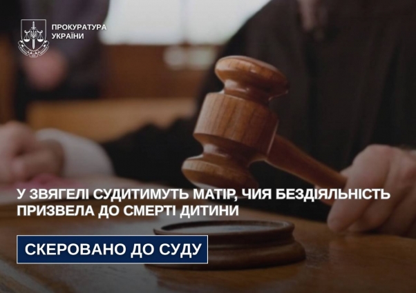 У Звягелі судитимуть матір, чия бездіяльність призвела до смерті дитини