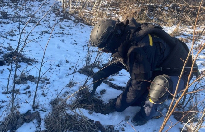 У Житомирському районі знешкодили вибухонебезпечний предмет, який знайшли у лісі