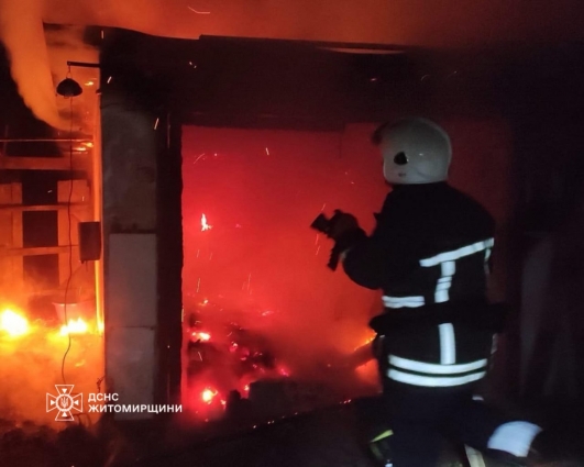 У Андрушівці під час пожежі рятувальники виявили тіло загиблої жінки