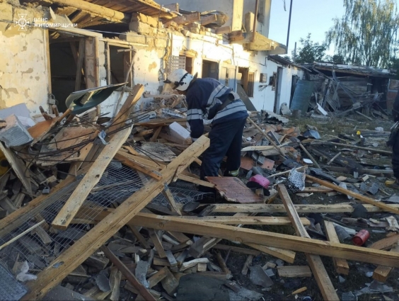 Рятувальники області ліквідовують наслідки ворожого удару