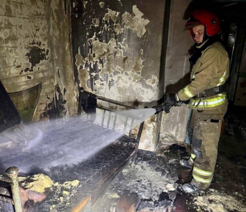 У Коростенському районі під час ліквідації пожежі в оселі рятувальники виявили тіло загиблого