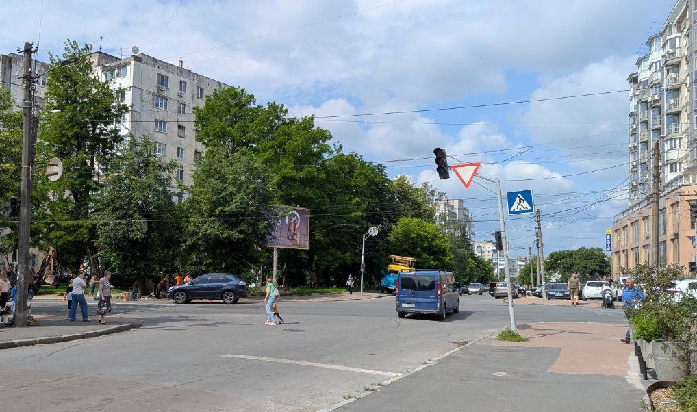 У Житомирі через ДТП на перехресті вулиць Перемоги – Лесі Українки не працює світлофор