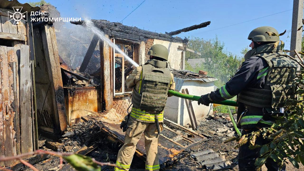 У Житомирській області внаслідок масованої атаки одна людина загинула, ще троє травмовані