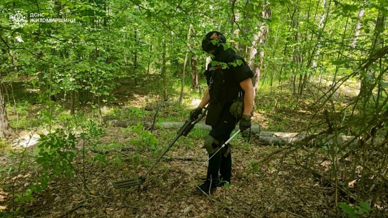 Піротехніки ДСНС Житомирщини знешкодили боєприпас