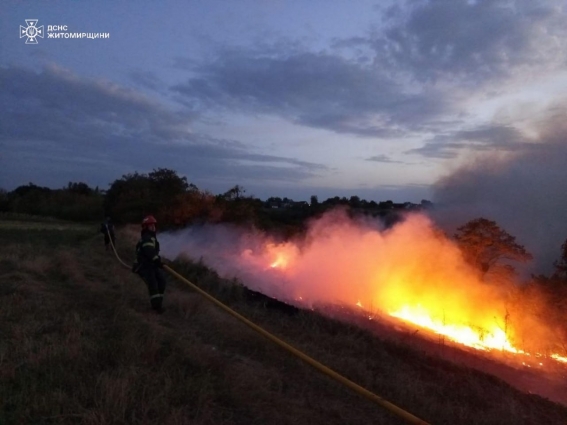 Від початку року в області вже ліквідовано 1145 пожеж у природних екосистемах на загальній площі понад 634 га