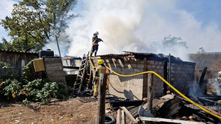 У Малинській гомаді під час пожежі в господарчій будівлі виявили тіло чоловіка