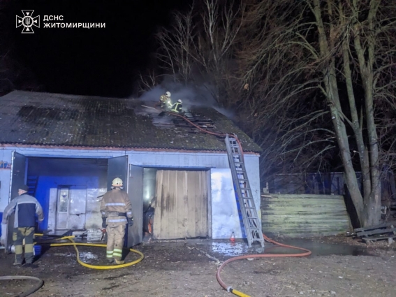 На Житомирщині упродовж доби ліквідовано 7 пожеж у житловому секторі
