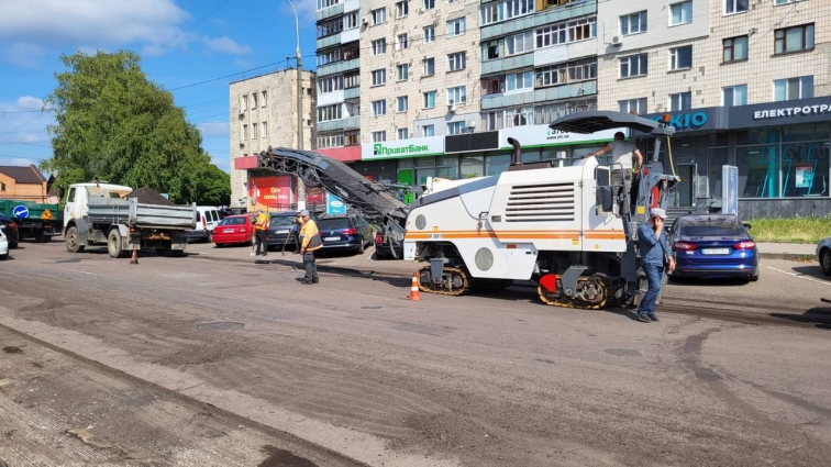 На вулиці Івана Кочерги розпочали ремонтні роботи