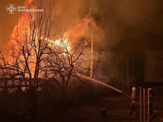 У Попільні горів житловий будинок, займання сталося через порушення правил пожежної безпеки під час монтажу димаря