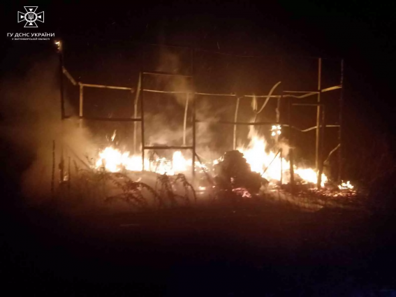 У Житомирському районі під час пожежі у вагончику загинув чоловік