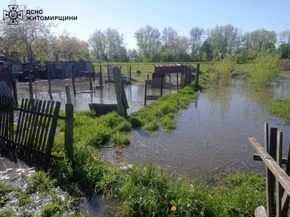 На Житомирщині рятувальники за добу відкачали 700 куб.м. води з приватних садиб