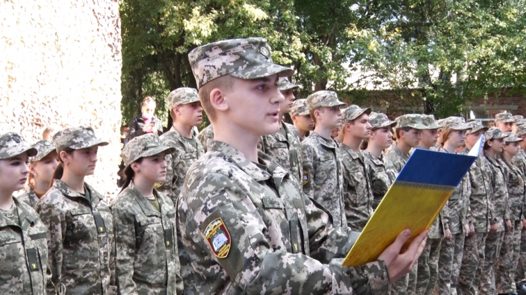 На Житомирщині присягнули на вірність 104 студента військового ліцею