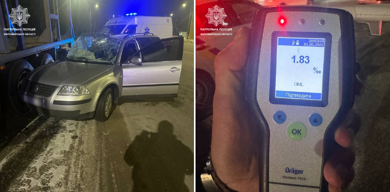 У Житомирі нетверезий керманич вчинив ДТП: на нього склали адміністративні матеріали