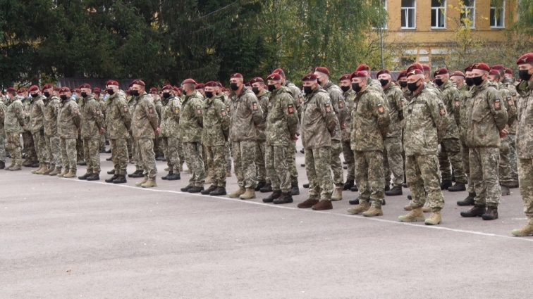 Арсеній Пушкаренко привітав військових 95-ої окремої десантно-штурмової бригади