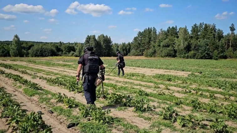 Працівники ДСНС знешкодили боєприпаси знайдені на Житомирщині (ВІДЕО)
