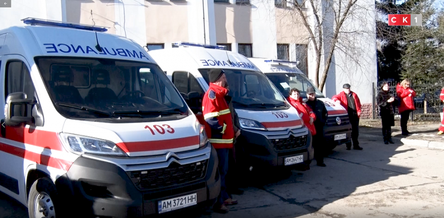 Житомирщина отримала 6 нових автомобілів для медичних закладів (ВІДЕО)