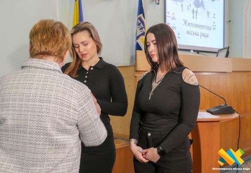 Рідним Андрія Лінійчука («Кельта») вручили нагороду «Почесний громадянин Житомира»