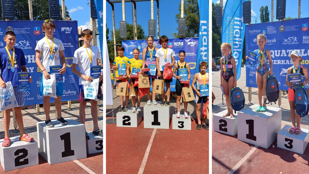 Спортсмени з Житомирщини зайняли призові місця на чемпіонаті України з триатлону (акватлону) та естафет-мікст