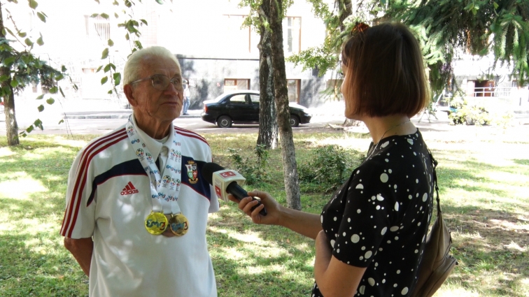 86- річний  житомирянин здобув чотири медалі на  Європейських іграх майстрів