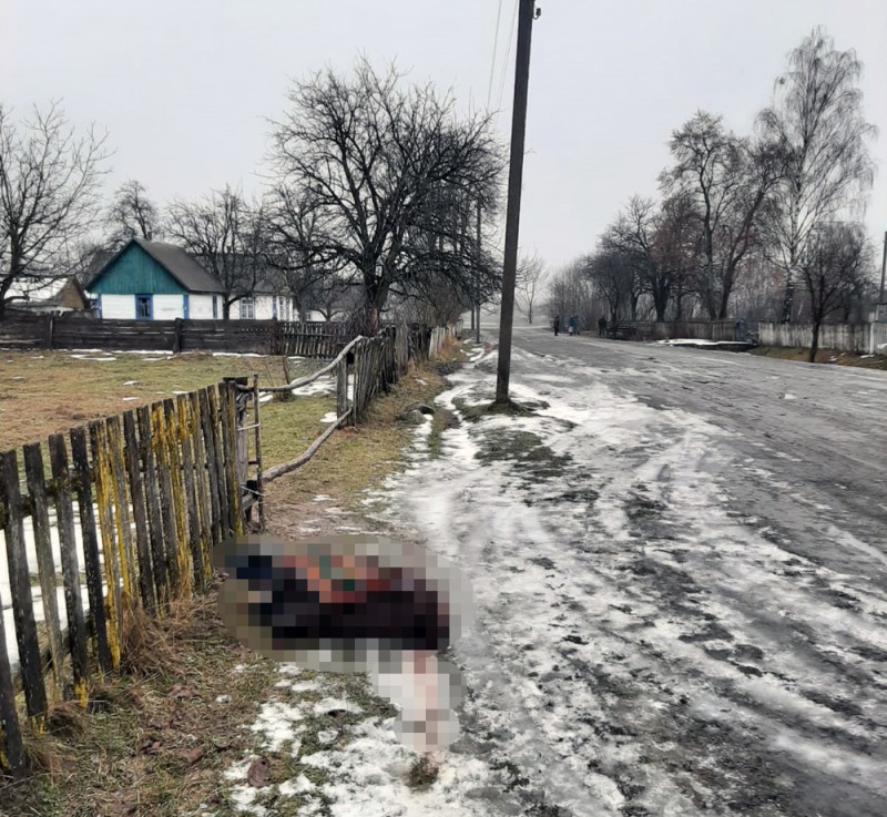 У Ємільчинській громаді чоловік під час застілля вбив товариша, а тіло загиблого витягнув на вулицю та покинув на узбіччі