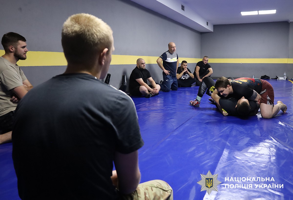 У Житомирі провели тренування з Джиу-джитсу для учасників бойових дій та поранених поліцейських