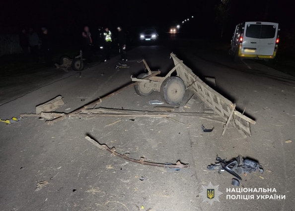 У Попільнянській громаді в ДТП травми отримав 60-річний чоловік, який керуючи возом зіткнувся з автівкою