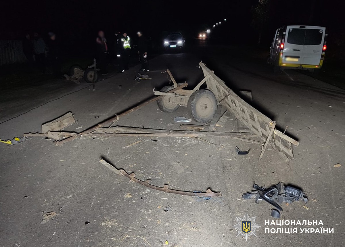 У Попільнянській громаді в ДТП травми отримав 60-річний чоловік, який керуючи возом зіткнувся з автівкою