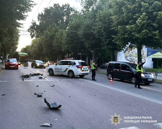У Житомирі 15-річний підліток отримав травми внаслідок ДТП