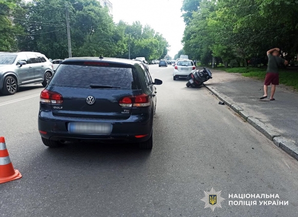 У Житомирі в ДТП травмовано керманича мотоцикла