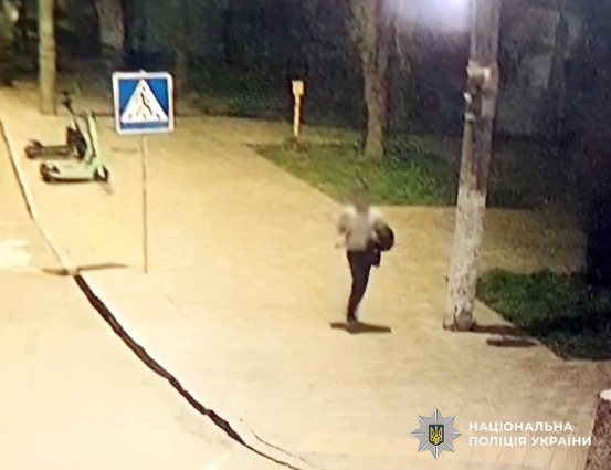 Зненацька вдарив по голові, забрав телефон і втік: у Житомирі затримали чоловіка, який пограбував жінку у сквері