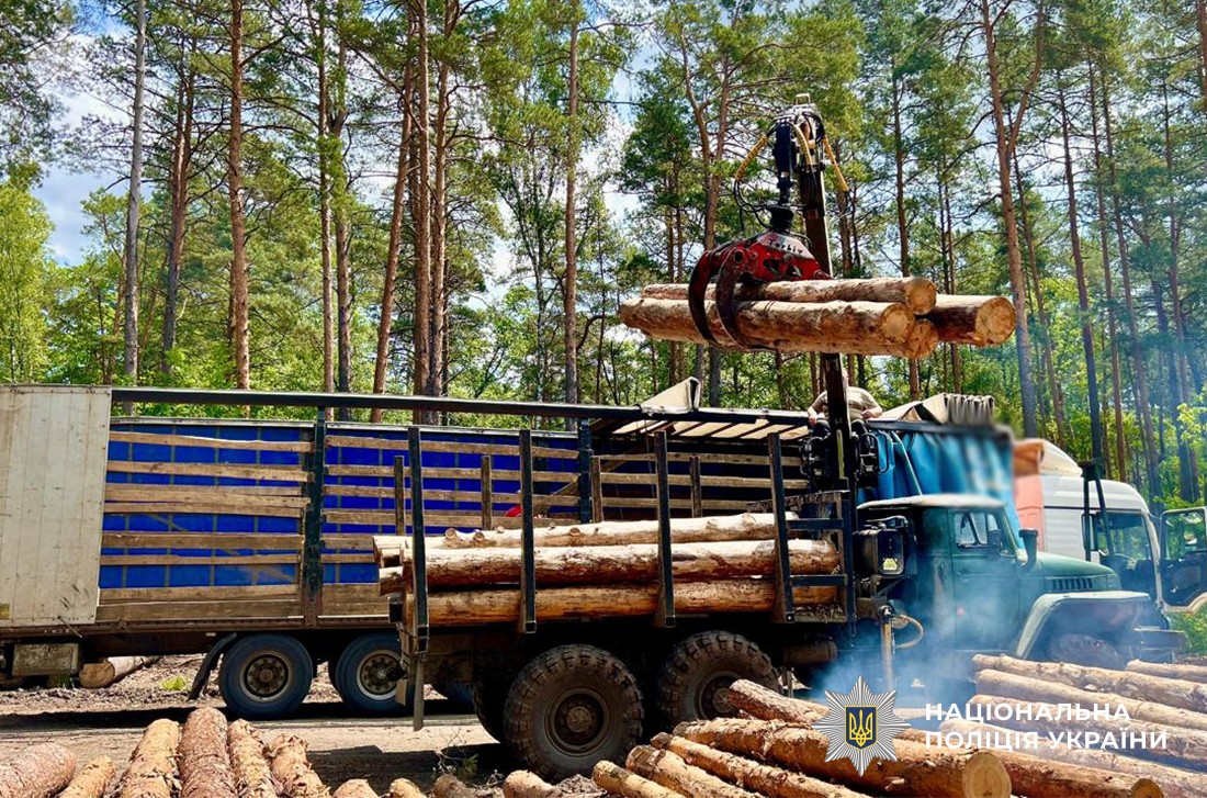 Звягельські поліцейські передали деревину на потреби Збройних Сил України