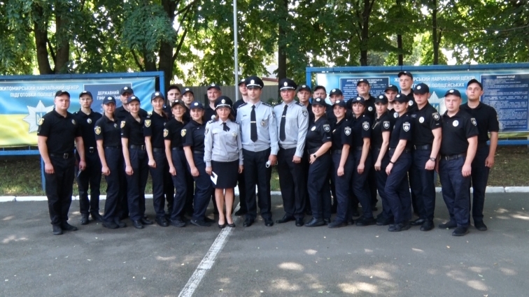 116 поліцейських закінчили Житомирський навчальний центр підготовки поліцейських