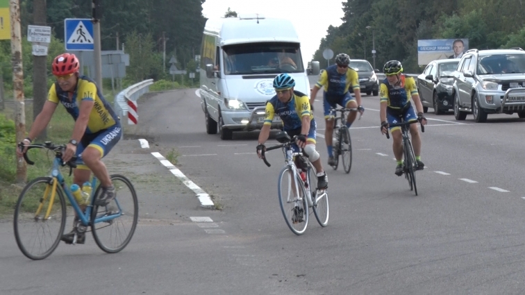 Житомир приймає учасників Всеукраїнського велопробігу ветеранів