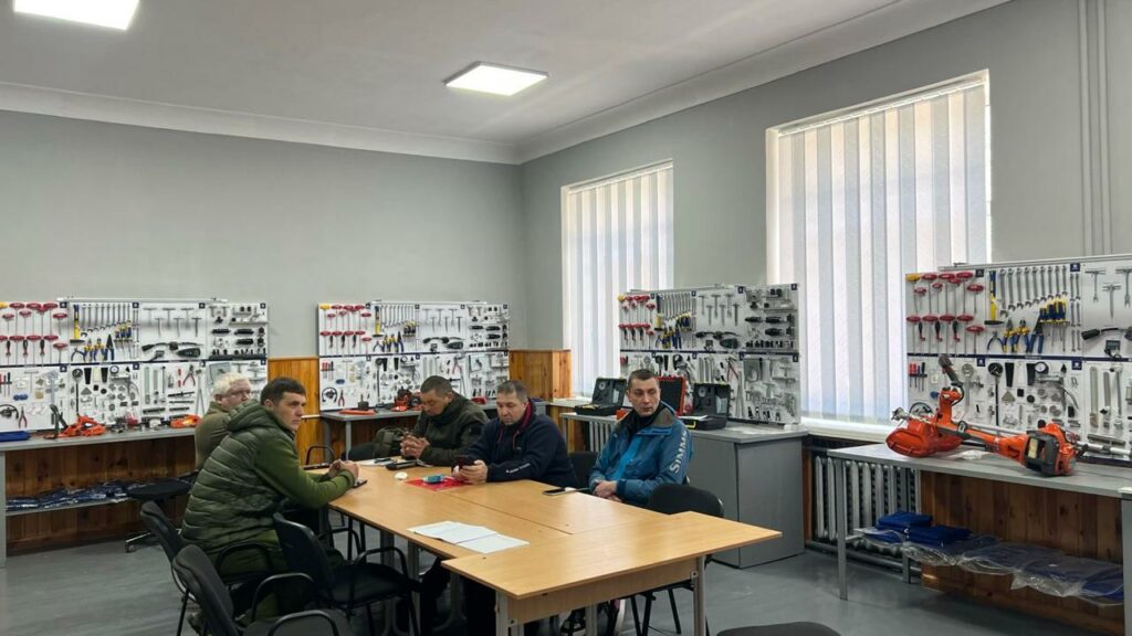 Малинський коледж та Husqvarna-Україна розпочали професійну підготовку ветеранів